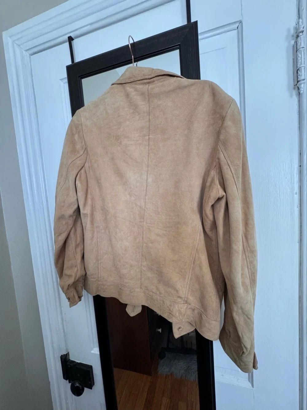 Vintage Wilson’s Buttery-Soft Suede Button-Front Jacket - Tan Size Small - Picture 7 of 7